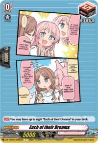Each of their Dreams (H) - DZ-TBP01: BanG Dream! Girls Band Party! - Cardfight Vanguard card