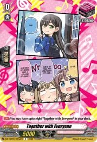 Together with Everyone (A) - DZ-TBP01: BanG Dream! Girls Band Party! - Cardfight Vanguard card