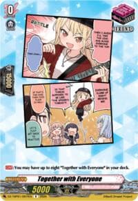 Together with Everyone (F) - DZ-TBP01: BanG Dream! Girls Band Party! - Cardfight Vanguard card