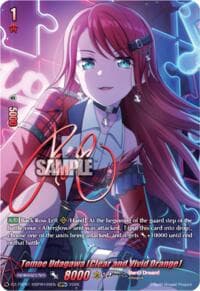 Tomoe Udagawa [Clear and Vivid Orange] (GBPR+) - DZ-TBP01: BanG Dream! Girls Band Party! - Cardfight Vanguard card