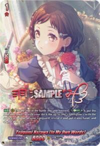 Tsugumi Hazawa [In My Own Words] (GBPR+) - DZ-TBP01: BanG Dream! Girls Band Party! - Cardfight Vanguard card