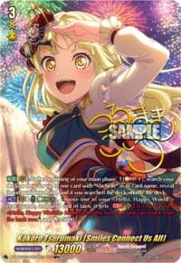 Kokoro Tsurumaki [Smiles Connect Us All] (GBPR+) - DZ-TBP01: BanG Dream! Girls Band Party! - Cardfight Vanguard card