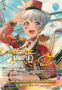 Kanon Matsubara [Overlapping Voices] (GBPR+) - DZ-TBP01: BanG Dream! Girls Band Party! - Cardfight Vanguard card