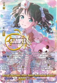 Misaki Okusawa [Days Spent Spreading Smiles] (GBPR+) - DZ-TBP01: BanG Dream! Girls Band Party! - Cardfight Vanguard card