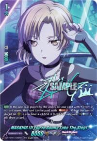 MASKING [If You're Gonna Take The Step] (GBPR+) - DZ-TBP01: BanG Dream! Girls Band Party! - Cardfight Vanguard card