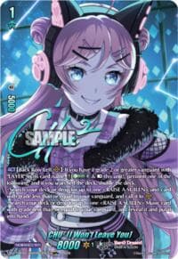 CHU2 [I Won't Leave You] (GBPR+) - DZ-TBP01: BanG Dream! Girls Band Party! - Cardfight Vanguard card