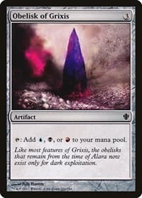 Obelisk of Grixis - Commander 2013 - Magic: The Gathering card
