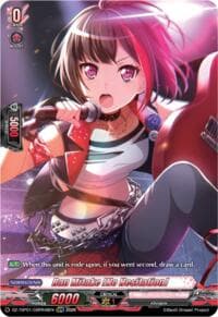 Ran Mitake [No Hesitation] (GBPR) - DZ-TBP01: BanG Dream! Girls Band Party! - Cardfight Vanguard card