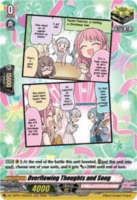 Overflowing Thoughts and Song (C) (H) - DZ-TBP01: BanG Dream! Girls Band Party! - Cardfight Vanguard card