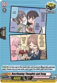 Overflowing Thoughts and Song (H) (H) - DZ-TBP01: BanG Dream! Girls Band Party! - Cardfight Vanguard card