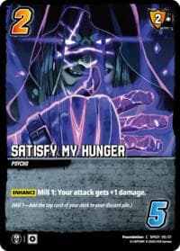 Satisfy My Hunger - Challenger Series: Street Fighter 6 - Series 2 - UniVersus card