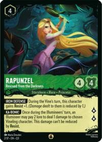 Rapunzel - Rescued from the Darkness - Illumineer's Quest: The Great Hunny Rescue - Disney Lorcana card