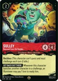 Sulley - Rescued from the Garden - Illumineer's Quest: The Great Hunny Rescue - Disney Lorcana card