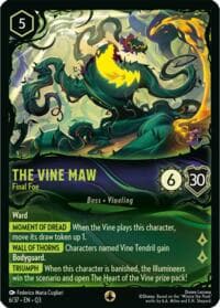 The Vine Maw - Final Foe - Illumineer's Quest: The Great Hunny Rescue - Disney Lorcana card
