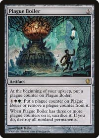 Plague Boiler - Commander 2013 - Magic: The Gathering card
