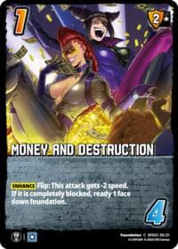 Money and Destruction - Challenger Series: Street Fighter 6 - Series 2 - UniVersus card