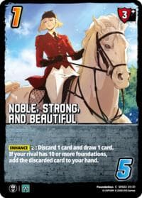 Noble, Strong, and Beautiful - Challenger Series: Street Fighter 6 - Series 2 - UniVersus card