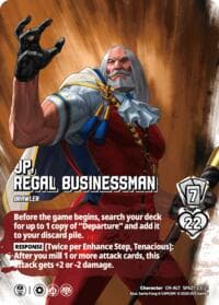JP, Regal Businessman (Alternate Art) - Challenger Series: Street Fighter 6 - Series 2 - UniVersus card