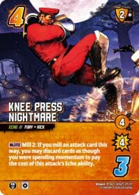 Knee Press Nightmare (Alternate Art) - Challenger Series: Street Fighter 6 - Series 2 - UniVersus card