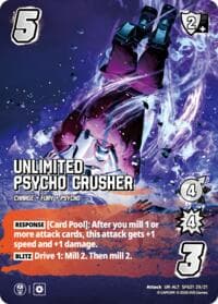 Unlimited Psycho Crusher (Alternate Art) - Challenger Series: Street Fighter 6 - Series 2 - UniVersus card