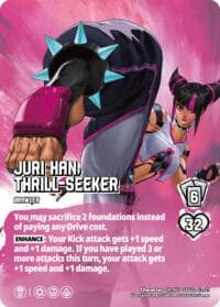 Juri Han, Thrill-Seeker (Alternate Art) - Challenger Series: Street Fighter 6 - Series 2 - UniVersus card