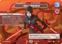 Asajj Ventress - No Time For Regret (Showcase) - Homeworlds - Star Wars: Unlimited card