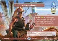 Jar Jar Binks - Bombad General (Showcase) - Homeworlds - Star Wars: Unlimited card