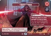 Darth Sidious - There Is No Mercy (Showcase) - Homeworlds - Star Wars: Unlimited card