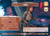 Osha - Haunted By Her Past (Showcase) - Homeworlds - Star Wars: Unlimited card