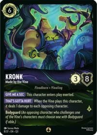 Kronk - Made by the Vine - Illumineer's Quest: The Great Hunny Rescue - Disney Lorcana card