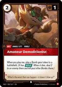 Amateur Demolitionist - Radiance - Riftbound: League of Legends Trading Card Game card
