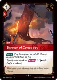 Banner of Conquest - Radiance - Riftbound: League of Legends Trading Card Game card
