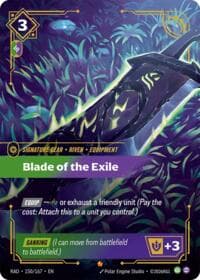 Blade of the Exile - Radiance - Riftbound: League of Legends Trading Card Game card
