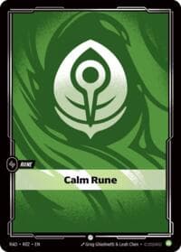 Calm Rune - Radiance - Riftbound: League of Legends Trading Card Game card