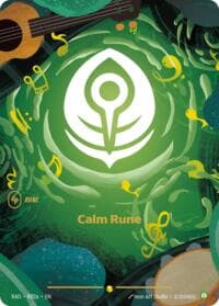 Calm Rune (R02a) - Radiance - Riftbound: League of Legends Trading Card Game card