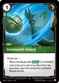 Command: Attack - Radiance - Riftbound: League of Legends Trading Card Game card