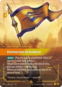 Demacian Standard - Radiance - Riftbound: League of Legends Trading Card Game card