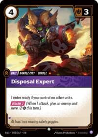 Disposal Expert - Radiance - Riftbound: League of Legends Trading Card Game card