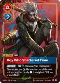 Ekko, Boy Who Shattered Time - Radiance - Riftbound: League of Legends Trading Card Game card