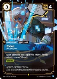 Ekko, Ingenious (Alternate Art) - Radiance - Riftbound: League of Legends Trading Card Game card