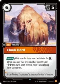 Elnuk Herd - Radiance - Riftbound: League of Legends Trading Card Game card