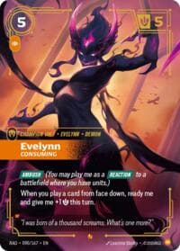Evelynn, Consuming - Radiance - Riftbound: League of Legends Trading Card Game card