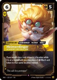 Heimerdinger, Academy Instructor - Radiance - Riftbound: League of Legends Trading Card Game card