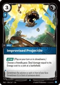 Improvised Projectile - Radiance - Riftbound: League of Legends Trading Card Game card