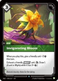 Invigorating Bloom - Radiance - Riftbound: League of Legends Trading Card Game card