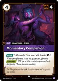 Momentary Companion - Radiance - Riftbound: League of Legends Trading Card Game card