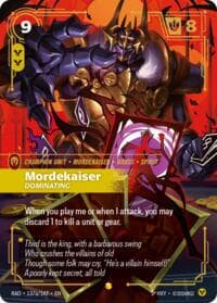 Mordekaiser, Dominating (Alternate Art) - Radiance - Riftbound: League of Legends Trading Card Game card