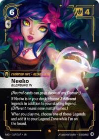 Neeko, Bleeding In - Radiance - Riftbound: League of Legends Trading Card Game card