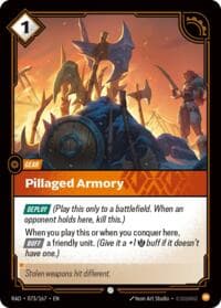 Pillaged Armory - Radiance - Riftbound: League of Legends Trading Card Game card