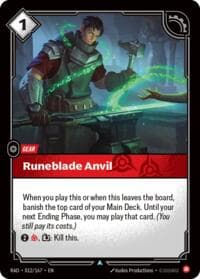 Runeblade Anvil - Radiance - Riftbound: League of Legends Trading Card Game card